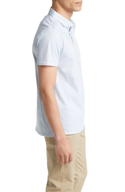 Shop Stone Rose Performance Jersey Polo In White