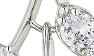 Nadri Olivia Drop Earrings In Rhodium