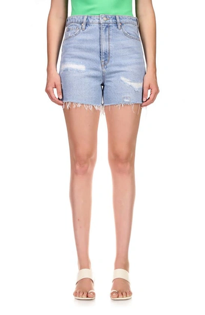 Sanctuary Flashback Cutoff Denim Shorts In Enlighten