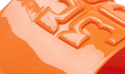 Shop Tory Burch Bubble Jelly Slide Sandal In Orange Nectar / Orange Nectar