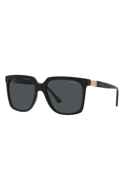 Shop Vogue 54mm Square Sunglasses In Black