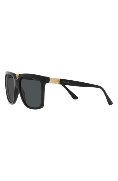 Shop Vogue 54mm Square Sunglasses In Black