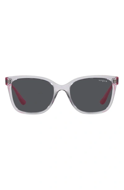 Shop Vogue 54mm Pillow Sunglasses In Transparent Grey