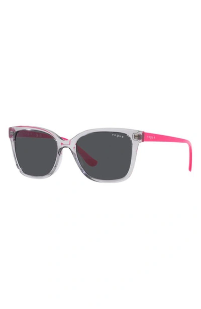 Vogue 54mm Pillow Sunglasses In Transparent Grey
