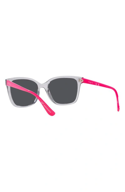 Shop Vogue 54mm Pillow Sunglasses In Transparent Grey