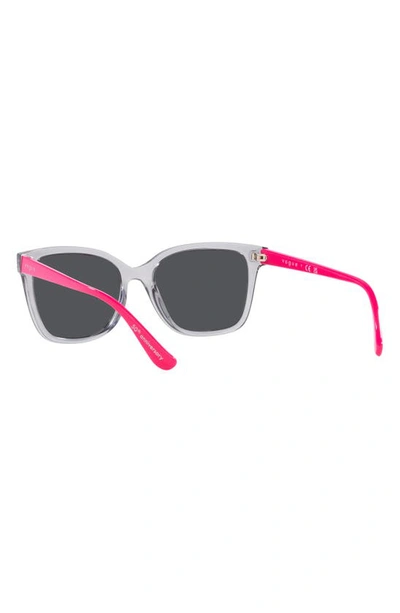 Vogue 54mm Pillow Sunglasses In Transparent Grey