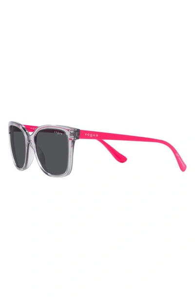 Vogue 54mm Pillow Sunglasses In Transparent Grey