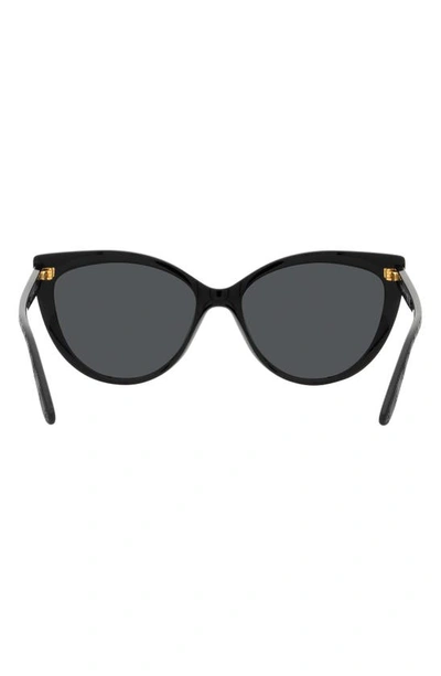 Shop Vogue 57mm Cat Eye Sunglasses In Black