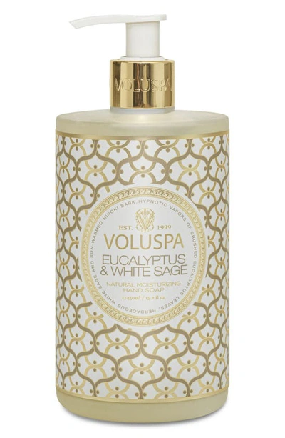 Shop Voluspa Moisturizing Hand Soap, One Size oz In Eucalyptus And White Sage