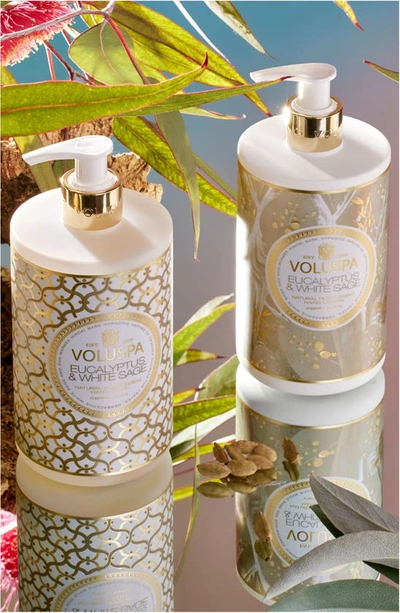 Shop Voluspa Moisturizing Hand Soap, One Size oz In Eucalyptus And White Sage