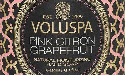Voluspa Moisturizing Hand Soap, One Size oz In Citron Grapefruit