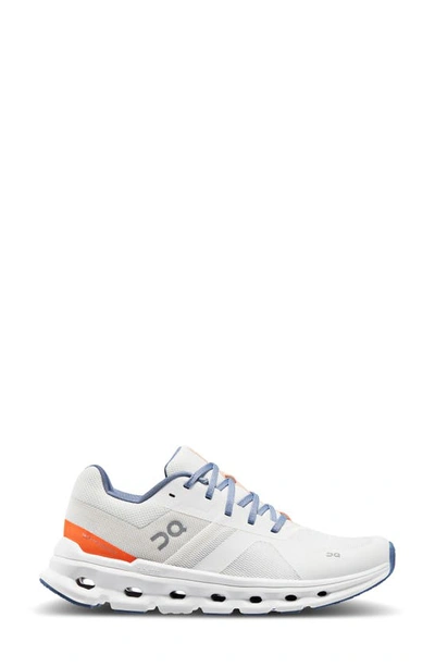 Shop On Cloudrunner Running Shoe In Undyed White/ Flame