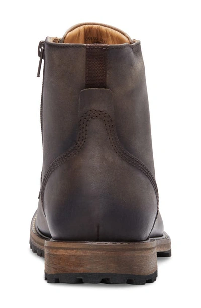 Shop Eastland Hoyt Zip Plain Toe Boot In Brown