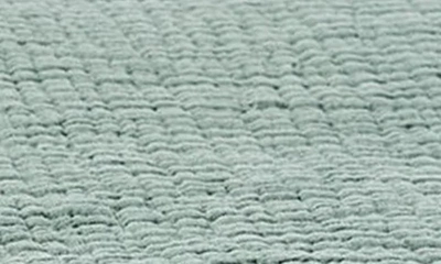 Shop Coyuchi Topanga Organic Cotton Matelassé Blanket In Juniper