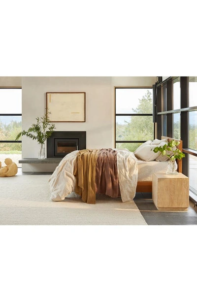 Coyuchi Topanga Matelasse Throw Blanket In Hazel
