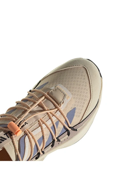 Shop Adidas Originals Terrex Voyager 21 Canvas Running Shoe In Strata/ Violet/ Orange