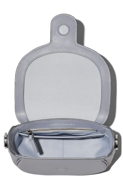 Shop Marc Jacobs The J Marc Small Saddle Bag In Wolf Grey