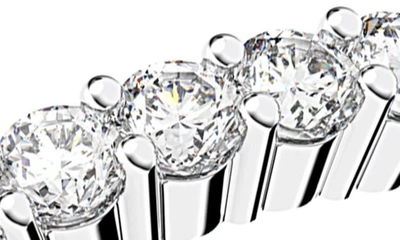 Swarovski Round Cut White Matrix Vittore Ring In Silver