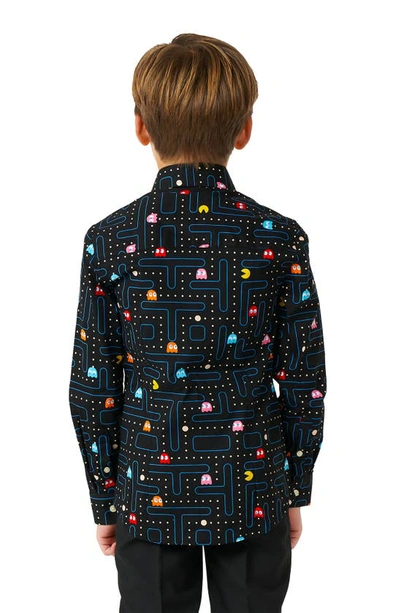 Opposuits Big Boys Pac-man Licensed Shirt In Black
