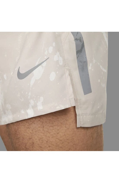 Shop Nike Dri-fit Run Division Stride Shorts In Fossil Stone