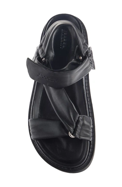 Shop Isabel Marant Naori Flatform Sandal In Black