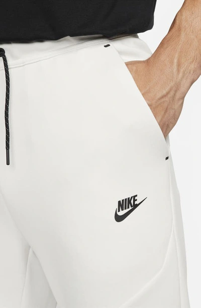 Shop Nike Tech Fleece Jogger Sweatpants In Phantom/ Black
