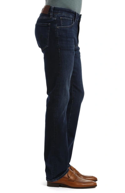 Shop 34 Heritage Courage Straight Leg Jeans In Deep Brushed Organic