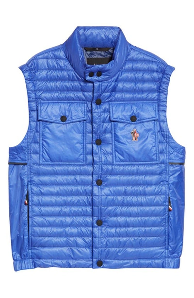 Shop Moncler Ollon Water Repellent Down Vest In Navy