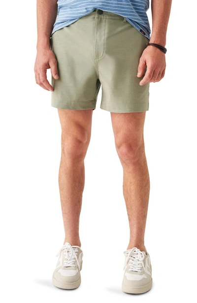 Shop Faherty Belt Loop All Day 5-inch Shorts In Olive