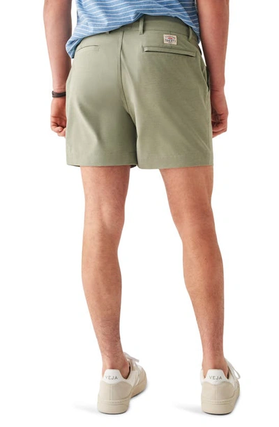 Shop Faherty Belt Loop All Day 5-inch Shorts In Olive