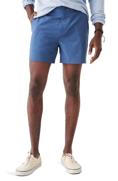 Shop Faherty Belt Loop All Day 5-inch Shorts In Navy