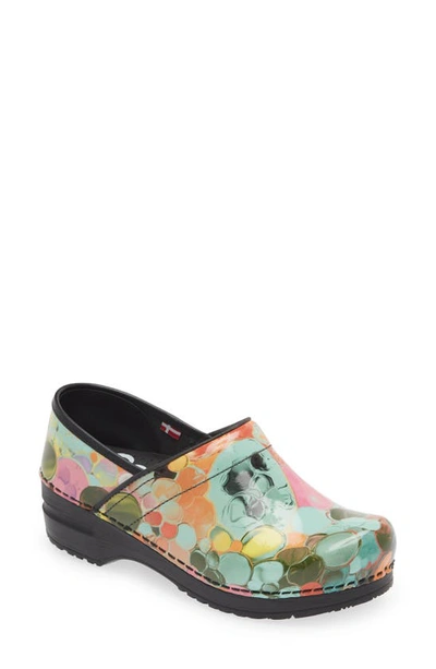 Shop Sanita Restin Clog In Blue Multi