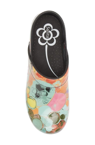 Shop Sanita Restin Clog In Blue Multi