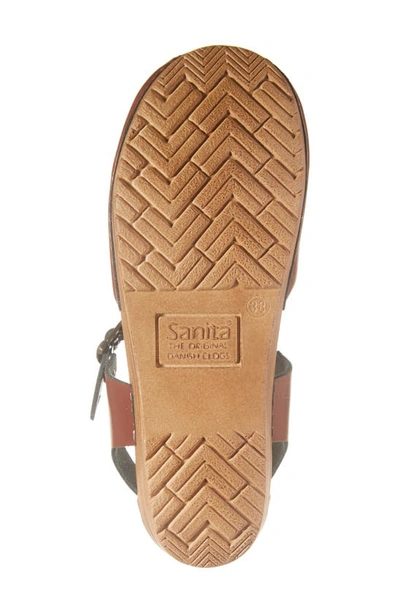 Sanita Sansi Clog In Chestnut