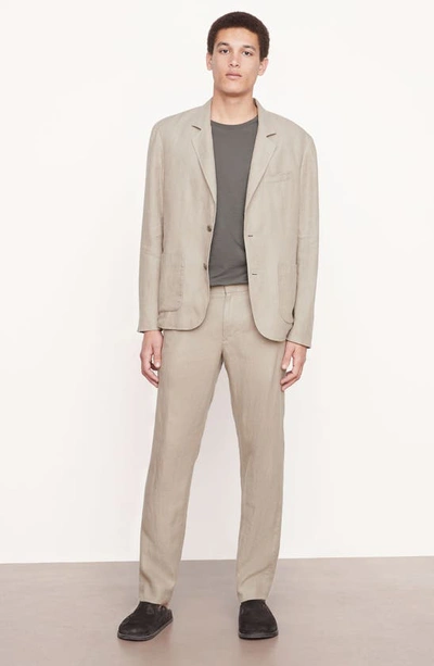 Shop Vince Relaxed Fit Hemp Sport Coat In Dark Taupe
