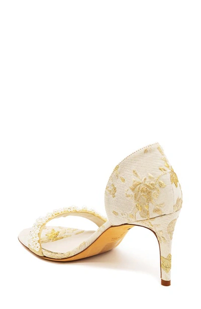 Shop Something Bleu Cappy D'orsay Sandal In Romance Ivory