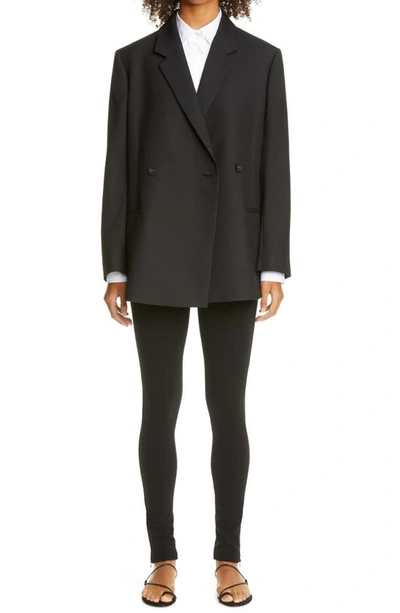 Totême Side Zip Leggings In Black