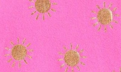 Shop Boden Kids' Fun Cotton Jersey Dress In Tickled Pink/suns