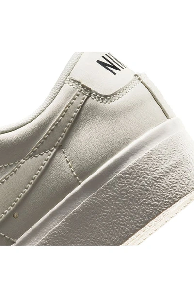 Shop Nike Blazer Low Platform Sneaker In Sail/ Sail/ Sail/ Black