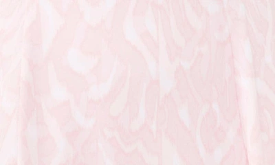 Shop Halogen Print Cutout Midi Dress In Scrolling Lines Pink