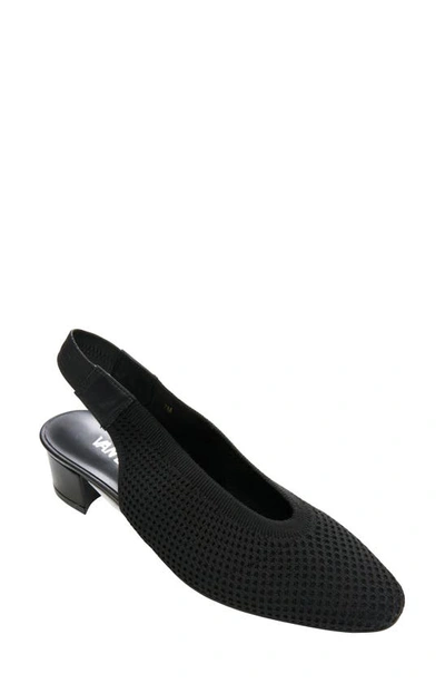 Vaneli Abira Stretch Knit Slingback Pump In Black