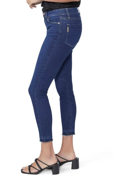 Shop Paige Verdugo Mid Rise Release Hem Crop Skinny Jeans In Maddalena