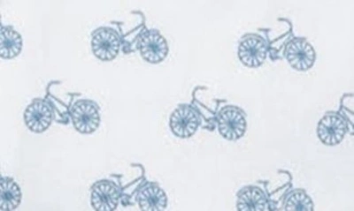 Shop Petite Plume Kids' Bicyclette Two-piece Short Pajamas In Blue