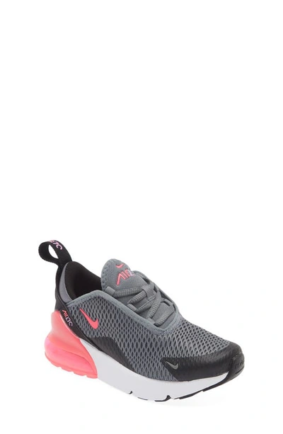 Shop Nike Kids' Air Max 270 Sneaker In Grey/ Pink/ Black/ White