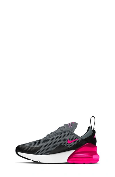 Shop Nike Kids' Air Max 270 Sneaker In Grey/ Pink/ Black/ White