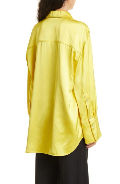 Shop Stine Goya Charlotta Blouse In Electric Yellow