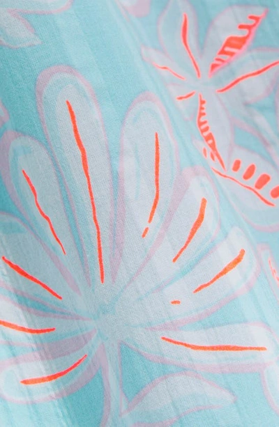 Vineyard Vines Smocked A-line Dress In Cay Floral - Island