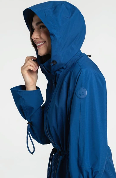 Shop Lole Piper Waterproof Oversize Rain Jacket In Limoges