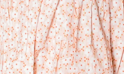 Popatu Kids' Floral Ruffle Trim Dress In Pink