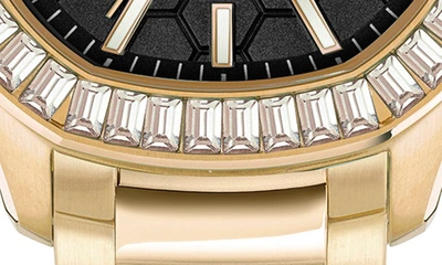 Shop Philipp Plein Spectre Bracelet Watch, 38mm X 45mm In Ip Yellow Gold